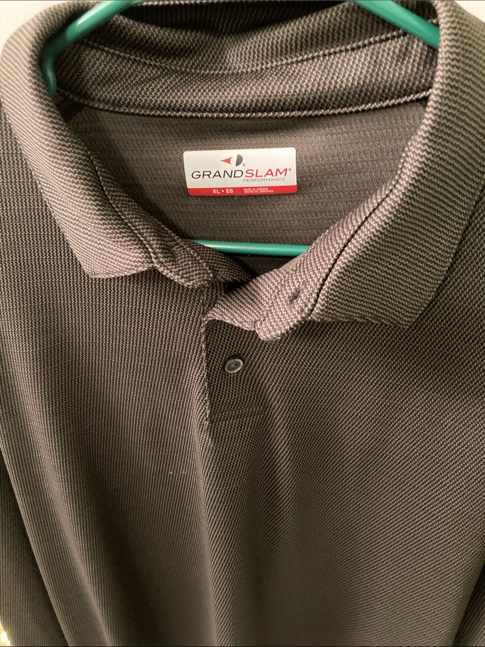 Grand Slam Men's Polo Shirt - Charcoal Gray